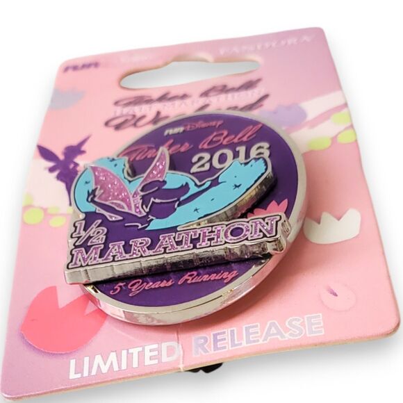2016 RunDisney Tinker Bell Half Marathon 5 Year Anniversary Pin Pandora Disney - Picture 7 of 7
